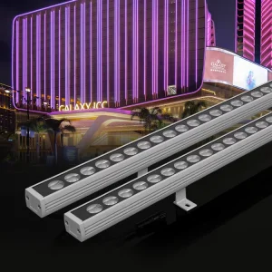 Outdoor Facade Linear Strip Lighting IP66 18W 24W 36W RGB LED Wall Washer