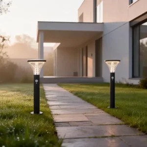 Outdoor Bright Landscape Solar Lawn Light Waterproof IP65 Solar Powered LED Solar Garden Pathway Lights for Yard Walkway Decor