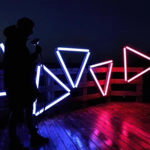 Outdoor Building Facade 1M Lighting DMX Digital LED Pixel Linear Tube Lights