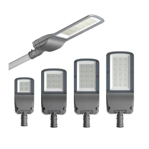 Outdoor CE NOM PES IP66 Parking LED Street Lamp 50W-300W AC Anodized Aluminium Road Light