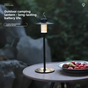 Outdoor Camping Ambient Light Long Lasting Tent & Hanging LED Lighting Portable Simple Mushroom Head Small Lamp with Charging