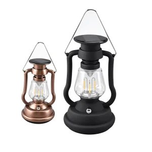 Outdoor Camping LED Lantern Vintage Horse Design Hand Cranked Rotary Switch Portable Light Model Ran Ye Vintage Horse Lantern
