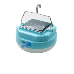 Outdoor Camping Solar Powered LED Lights 100W IP65 Stainless Steel Portable Hanging Powerful Lighting