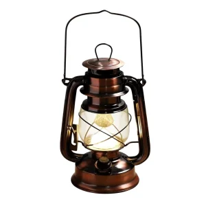 Outdoor Camping Tent Light Retro Rechargeable LED Camp Lantern Portable Handheld Emergency Lamp