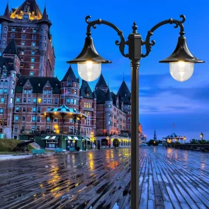 Outdoor Commercial Victorian Street Lights for Urban Walkway Municipal Streetscape Pathways