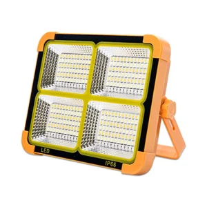 Outdoor Courtyard Portable Light Camping Mobile Phone Charging Stall Night Fishing Lighting USB LED Emergency Solar Flood Lamp