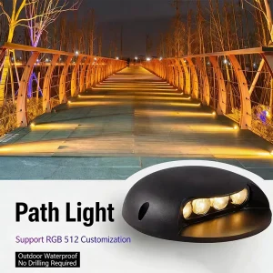 Outdoor DC AC LED Street Light IP66 Waterproof Aluminum 45 Beam Angle 3500K Warm White 2 Year Warranty Garden Park Driveway