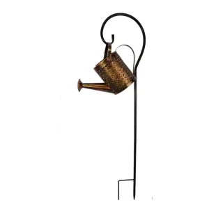 Outdoor Decoration Garden Yard Solar Decorative Stake Light Landscape Path Decor Art Light Watering Can String Lights