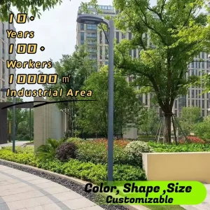 Outdoor Decorative Garden Lighting Pole Light AC Powered