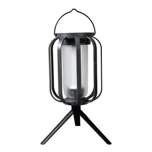 Outdoor Decorative Hanging Lamp with Button Switch Solar-Powered LED Flame Effect Camping Light