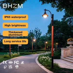 Outdoor Decorative Led Street Light IP65 Waterproof AC Power Supply 100 265V Aluminum Material 30W Garden Lights