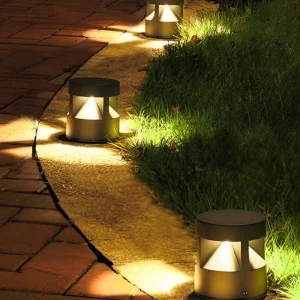 Outdoor Decorative Pole Lighting LED Style Scandinavian Style Simple Lighting Lawn Lights