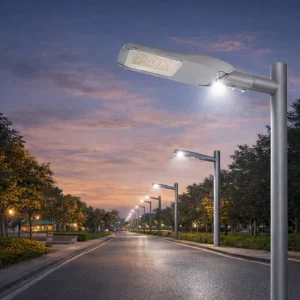 100,000H IP66 IK10 Wide-Optics LED Street Light for Highway, Roadway, and Parking Lot