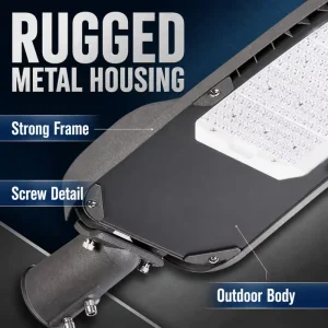Outdoor Dusk-to-Dawn Crane Series Waterproof LED Street Light