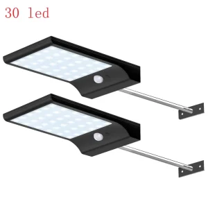 Outdoor Emergency Body Sensor 36 Solar Sensor LED Waterproof Modern Security Wall Light