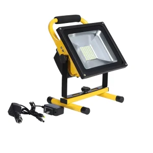 Outdoor Emergency Lighting 30W Rechargeable Battery Powered Portable Waterproof Work Lamp Led Flood Light Outdoor Camping Light
