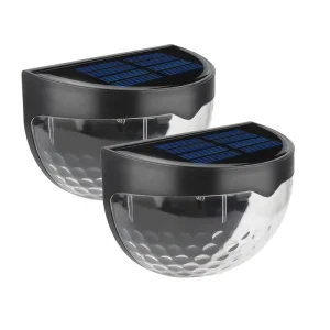 Outdoor Fence Lights LED Solar Waterproof Wall Lights Corrugated Lights for Fence Terrace Garden Path Decorative