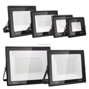 Outdoor Flood Light Warm White IP66 Waterproof LED Floodlight Cool White Super Bright Spotlight Projector 10W 20W 30W 50W
