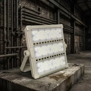 Outdoor Floodlight IP66 Waterproof LED Flood Light High Brightness Aluminum Construction 3000-6500K Color Temp Sports Stadium