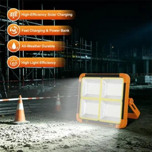 Outdoor Floodlights ABS and GLASS Material Solar Hand-held Flood Light