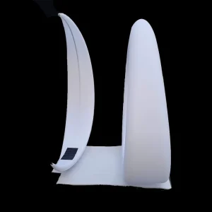 Outdoor Furniture Solar Powered LED Crescent Moon Lamp Garden Floor Lighting Park Yard Illuminated Giant Half Moon Night Light