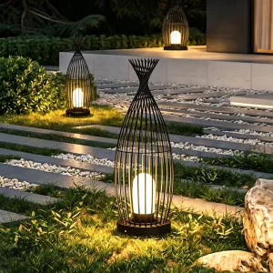 Outdoor Garden Decorative Lighting IP65 Waterproof AC Powered LED Garden Lamp 3000K Warm White Lawn Light Camping Light