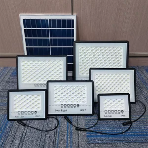 Outdoor Garden IP67 Waterproof Lamp Spotlight Emergency Lighting Wall Light Led Solar Flood Light