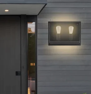 Outdoor Garden LED Wall Lamp Stainless Steel E27 Lamp Holder ROHS Certified Up Down Lighting with Durable Base