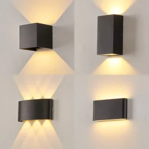 Outdoor Garden Light LED Wall Mount Lamp Decorative Up and Down Lighting Wall Light for Garden Yard