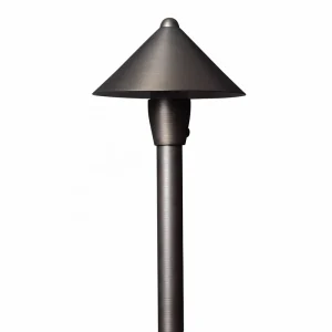 Outdoor Garden Lighting Path Light Conical Hat Design LED IP55 12V DC AC Die casting Brass Body Warm White Landscape Ground