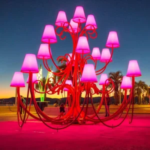 Outdoor Garden Lights for Square Decorative Lightings Cultural Tourism and Art Festivals
