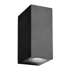 Outdoor Garden Rectangular Wall Light 220-240V Black Waterproof Modern Lawn Wall Light