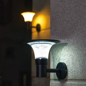 Outdoor Garden Solar LED Wall Lights High Brightness Outdoor Wall Lamp