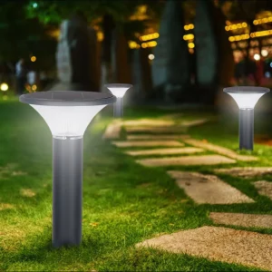 Outdoor Garden Spike Solar Lawn Light LED IP65 Waterproof Landscape Pathway Auto On/Off Solar Garden Light for Park Yard Lamp