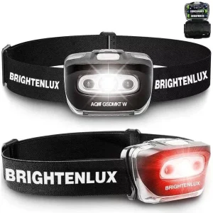 Outdoor Hiking Headlamp, 3 AAA Batteries, LED Head Torch