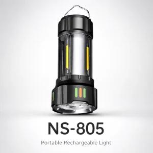 Outdoor IP44 Waterproof Rechargeable Dimmable Camping Lantern ABS Body LED Bulb USB Charging Tent Lighting