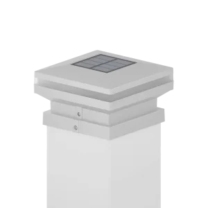 Outdoor IP64 Waterproof Garden Fence Gate Landscape Decoration Lighting Villa Column Lamp Led Solar Post Pillar Light