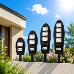 Outdoor IP65 ABS Solar-Powered LED Security Light for Badminton Courts and Roads
