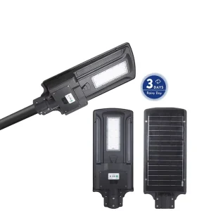 Outdoor IP65 High Lumens Waterproof LED Highway Battery Double Face Panel Lamps Integrated All In One Solar Road Street Light