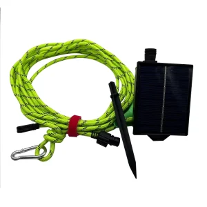 Outdoor IP65 IP68 AC Powered LED Solar Garden Light Smart Remote Control 11 Colors Changing Luminous Windproof Fixed Awning Rope