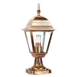 Outdoor IP65 LED Fence Light Aluminum DC E27 Villa Exterior Door Pillar Lights Balcony Corridors American Minimalist Column Lamp