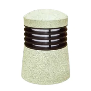 Outdoor IP65 LED Lawn Lights PVC Body Waterproof 360 Beam Angle AC Powered Garden Pathway Bollard 3-Year Warranty CRI 80