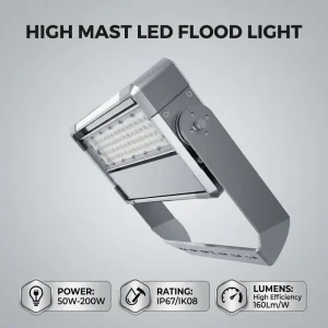 Outdoor IP65 Rated RGB LED Flood Light Module 50W 500W Aluminum Alloy 60 Beam Angle