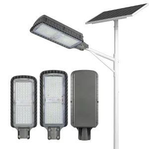 Outdoor IP65 Solar Street Lights Decorative Street Lamp 60W 80W 100W 120W 160W Solar Street Light