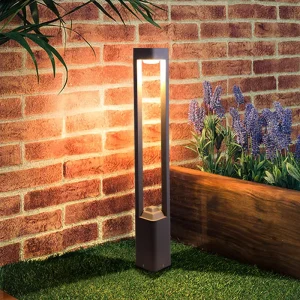 Outdoor IP65 Waterproof 3W Cast Aluminium Garden Solar Path Bollard LED Lawn Lamp Light 270 Beam Angle 2700K 6500K Color Temp
