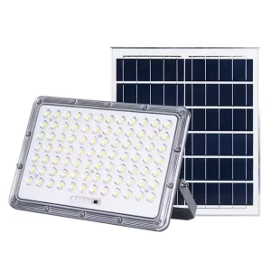 Outdoor IP65 Waterproof 50W 100W 200W 300W 5054 Chip PC Lens LED Solar Flood Light