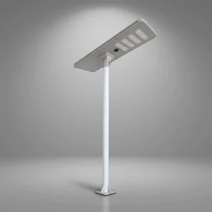 Outdoor IP65 Waterproof 60W-150W All-in-One LED Solar Street Light Motion Sensor Aluminum Construction 140 Beam Angle for