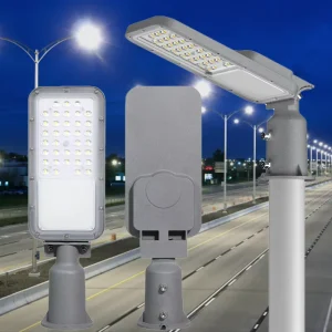 Outdoor IP65 Waterproof AC LED Road Street Light, 100W/200W, Photocell Sensor, Pole Mount