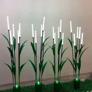 Outdoor IP65 Waterproof Acrylic Reed LED Lawn Lights with Base Multi Color Temperature (2700K 6000K) 30000 Hours Lifespan