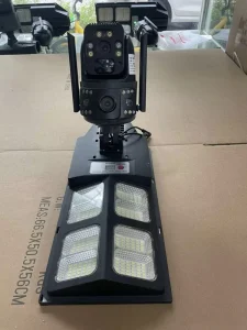 Outdoor IP65 Waterproof All in One Integrated 200W 300W 450W Smart Solar LED Street Light with CCTV Camera 4G